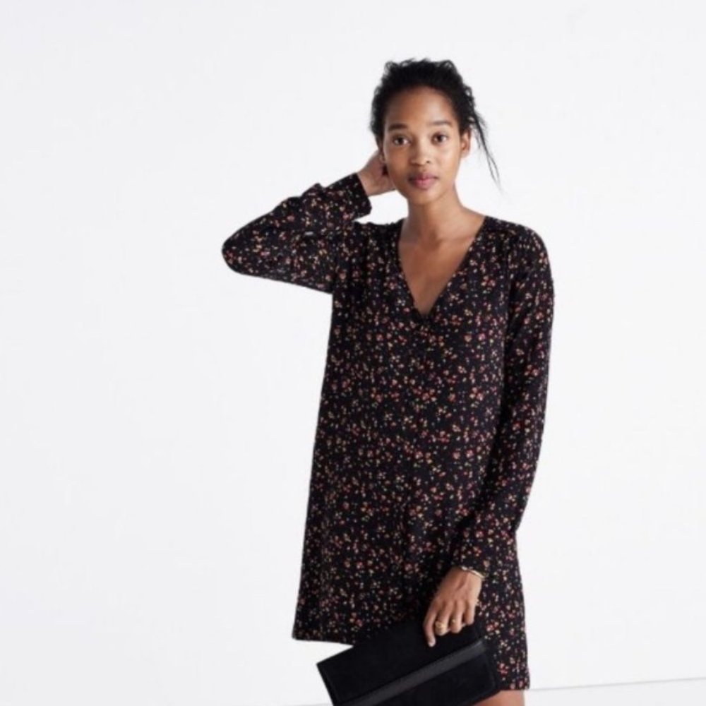 Madewell Sezane Silk Elly Dress